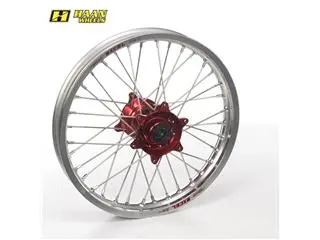 Bihr Roue Arrière Complète HAAN WHEELS 19x1,85x36T Jante Argent/moyeu Rouge/rayons Argent/têtes De Rayons Argent 1 Bihr Roue Arrière Complète HAAN WHEELS 19x1,85x36T Jante Argent/moyeu Rouge/rayons Argent/têtes De Rayons Argent
