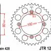 Bihr Couronne JT SPROCKETS Acier Standard 1204 - 428 - 50 Dents