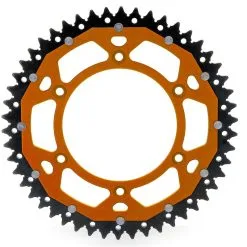 Bihr Couronne ART Dual-components Alu/acier Ultra-Light Anti-boue 897 - 520 - 49 Dents