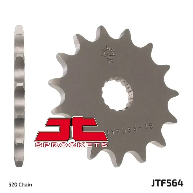 Bihr Pignon JT SPROCKETS Acier Standard 564 - 520 - 14 Dents 2 Bihr Pignon JT SPROCKETS Acier Standard 564 - 520 - 14 Dents – Image 2
