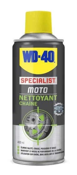 Bihr Nettoyant Chaîne WD 40 Specialist® Moto - Spray 400 Ml