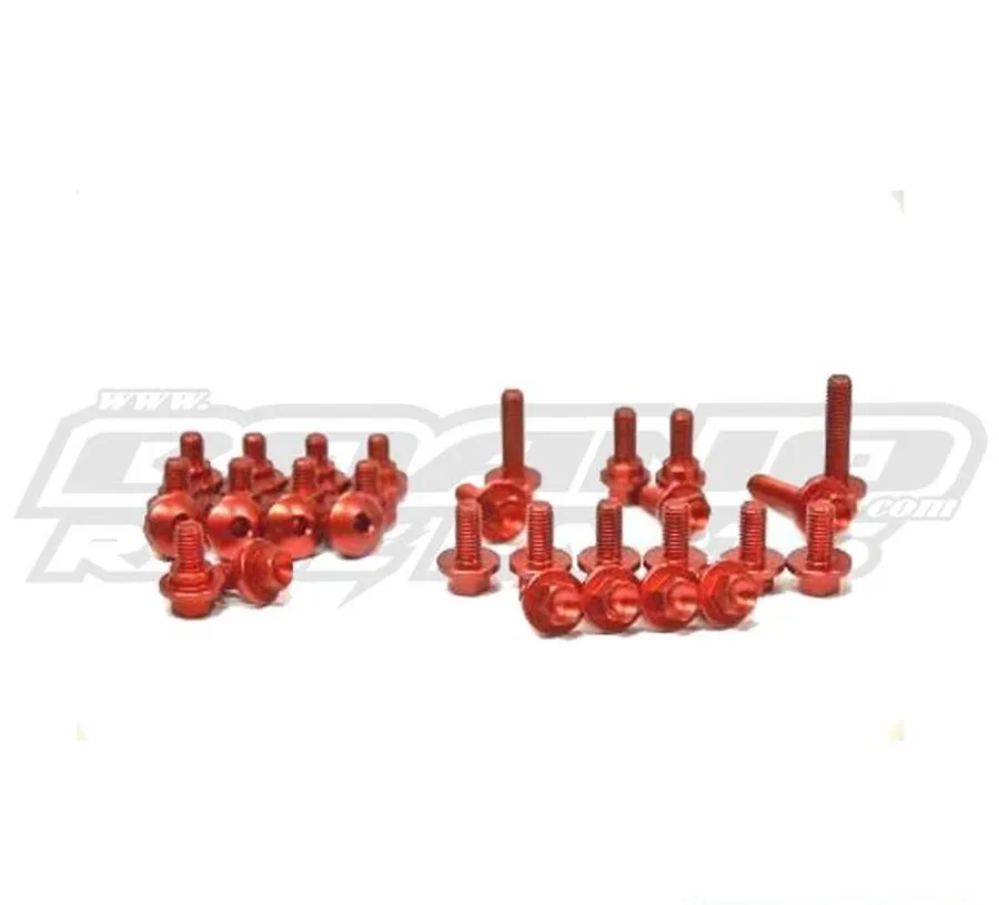 Boano Kit Vis De Cadre Rouge / Plastique '10 -'12 1 Boano Kit Vis De Cadre Rouge / Plastique '10 -'12