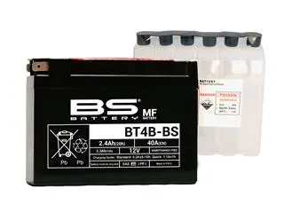 Bihr Batterie BS BATTERY BT4B-BS Sans Entretien Livrée Avec Pack Acide 1 Bihr Batterie BS BATTERY BT4B-BS Sans Entretien Livrée Avec Pack Acide