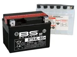 Bihr Batterie BS BATTERY BTX4L-BS Sans Entretien Livrée Avec Pack Acide