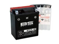 Bihr Batterie BS BATTERY BTX7L-BS Sans Entretien Livrée Avec Pack Acide