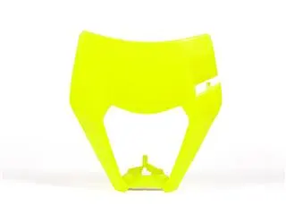 Bihr Plastique De Plaque Phare RACETECH Jaune Fluo KTM EXC 1 Bihr Plastique De Plaque Phare RACETECH Jaune Fluo KTM EXC