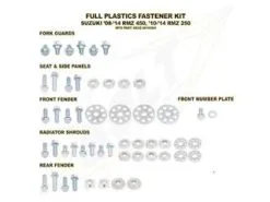 Bihr Kit Vis Complet De Plastiques Bolt Suzuki RM-Z450/250