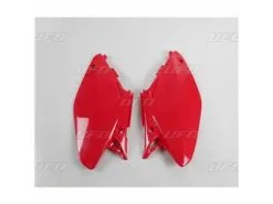 Bihr Plaques Latérales UFO Rouge Honda CR125R/250R
