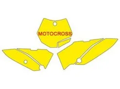 Bihr Fonds De Plaque BLACKBIRD Bleu KTM SX65