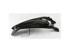 Bihr Garde-boue Arrière + Support De Plaque Avec Feu UFO Noir KTM