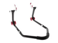 Béquille Arrière BIHR Démontable Universelle Noir Avec Supports En "V"