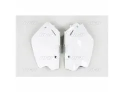 Bihr Plaques Latérales UFO Blanc Honda CR80R