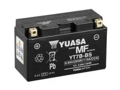 Bihr Batterie YUASA YT7B-BS Sans Entretien Livrée Avec Pack Acide