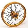 Bihr Roue Arrière Complète HAAN WHEELS 17x4,50x36T Jante Or/moyeu Or/rayons Noir/têtes De Rayons Noir