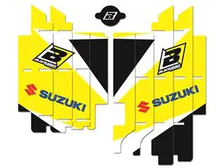 Bihr Kit Déco De Cache Radiateur BLACKBIRD Dream Graphic 3 Jaune Suzuki RM-Z450 1 Bihr Kit Déco De Cache Radiateur BLACKBIRD Dream Graphic 3 Jaune Suzuki RM-Z450