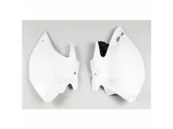 Bihr Plaques Latérales UFO Blanc Yamaha WR250F/450F