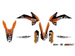 Bihr Kit Déco KUTVEK Tracx Orange KTM SX/SX-F