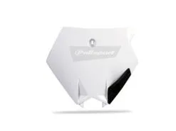 Supprimer Plaque Numéro Frontale POLISPORT Blanc KTM SX85