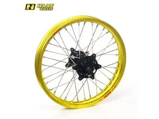 Bihr Roue Arrière Complète HAAN WHEELS 19x1,85x36T Jante Jaune/moyeu Noir/rayons Argent/têtes De Rayons Argent 1 Bihr Roue Arrière Complète HAAN WHEELS 19x1,85x36T Jante Jaune/moyeu Noir/rayons Argent/têtes De Rayons Argent
