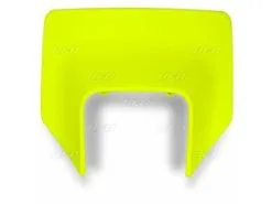 Bihr Plaque Numéro Frontale UFO Husqvarna Jaune Fluo
