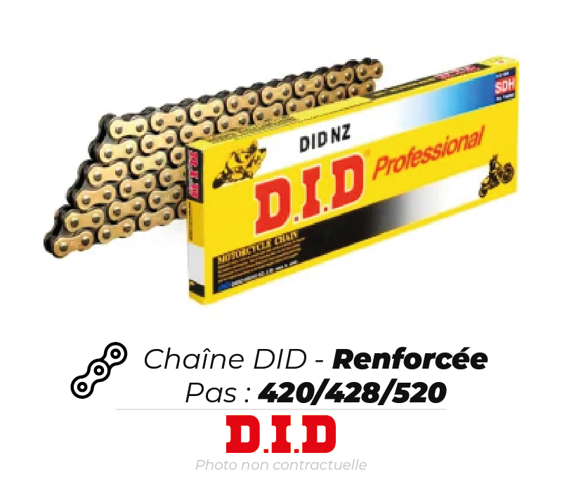 Bihr Chaîne De Transmission D.I.D - Renforcée 1 Bihr Chaîne De Transmission D.I.D - Renforcée