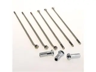 Bihr Jeu De Rayons HAAN WHEELS 16" Argent/têtes De Rayons Argent 28 Pièces 1 Bihr Jeu De Rayons HAAN WHEELS 16" Argent/têtes De Rayons Argent 28 Pièces