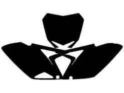 Bihr Fonds De Plaques Blackbird Noir