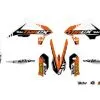 Bihr Kit Déco KUTVEK Tracx Orange KTM SX/SX-F
