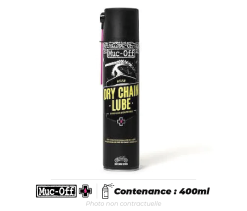 Bihr Lubrifiant Chaîne MUC-OFF Dry PTFE Chain Lube 400ml