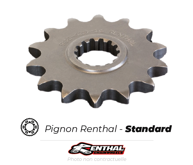 Bihr Pignon Acier Renthal Standard 520 1 Bihr Pignon Acier Renthal Standard 520